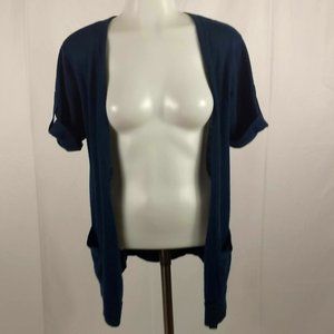 Ann Taylor Loft Open Front Size XS Navy Cardigan